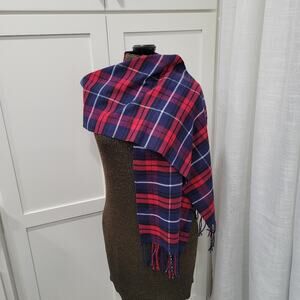 Tartan Plaid Fringed Unisex Scottish Cashmere Scarf